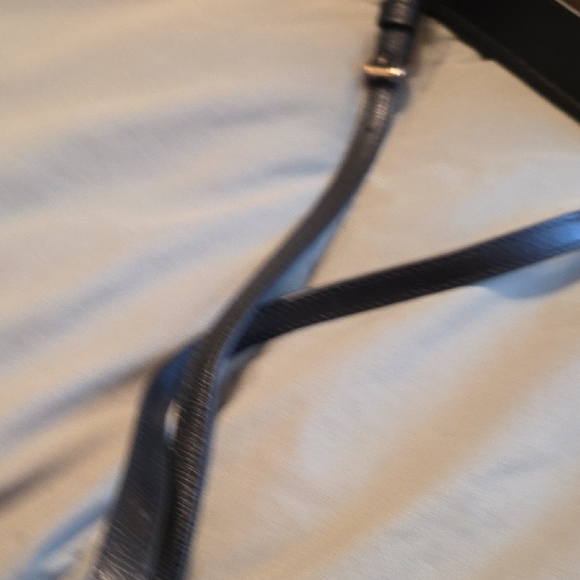 Coach Two-Tone Bronze and Black Mini Cora Satchel/Crossbody Bag - Picture 5 of 8